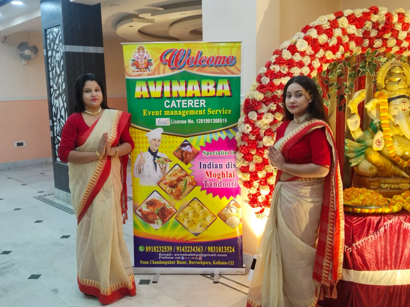 Avinaba Caterer event setup