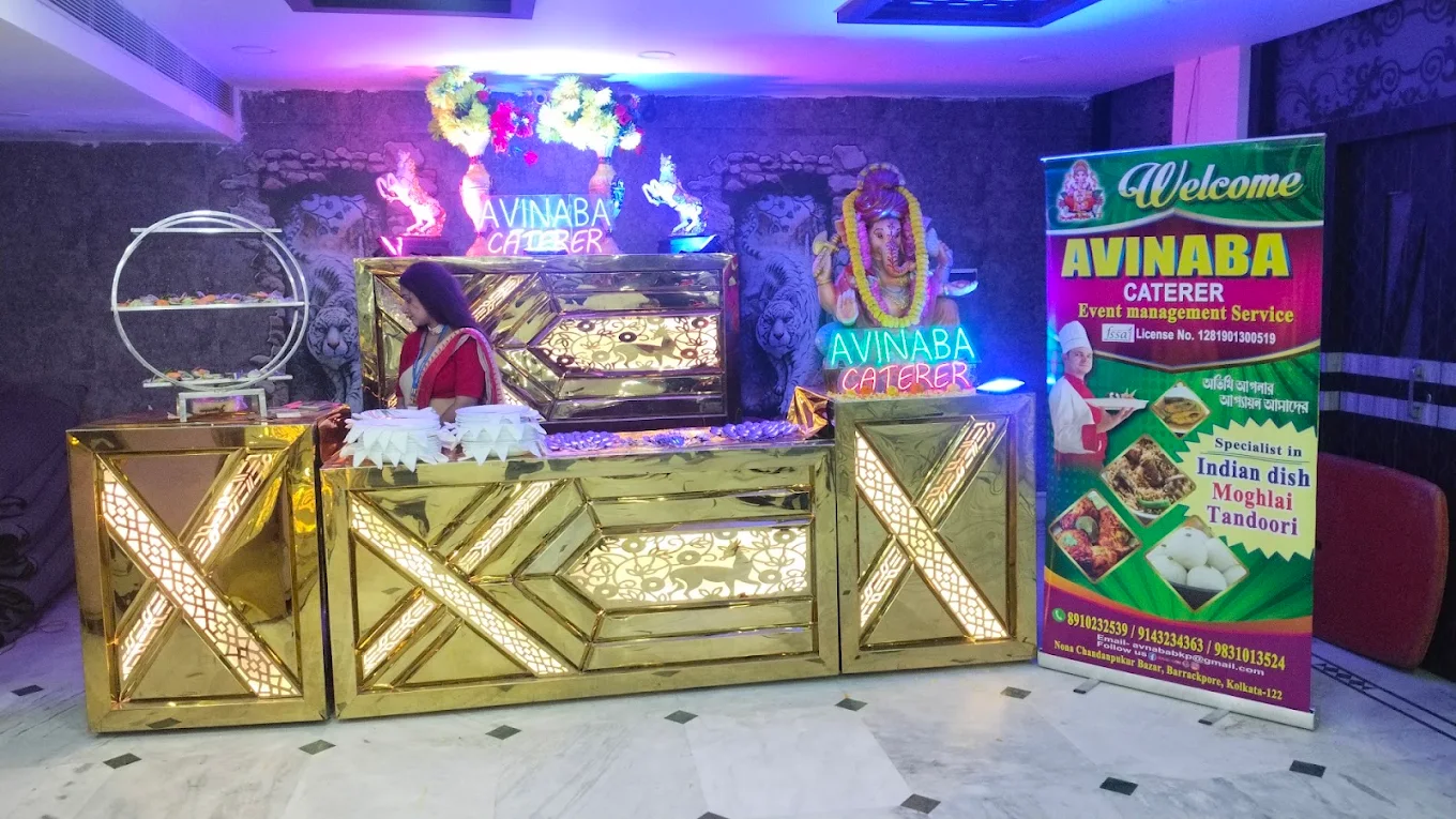 Avinaba Caterer event buffet setup